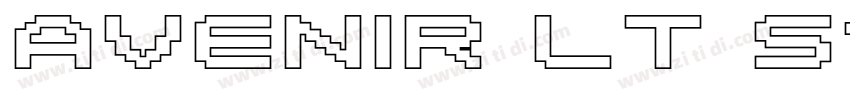 Avenir LT Std 55 Rom字体转换